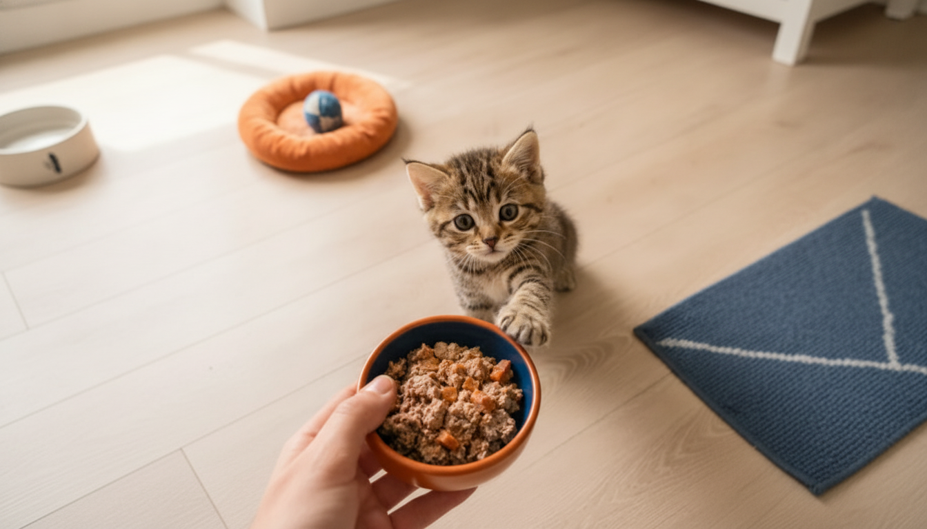 New Kitten Feeding Guide: First Month Schedule & Tips